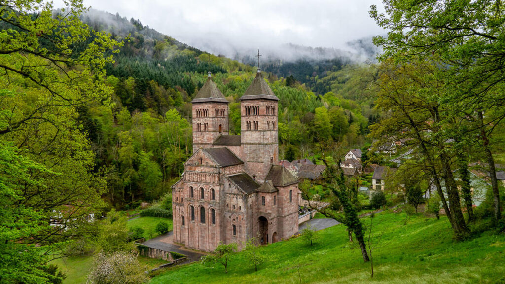 Kultur und Natur Kloster Murbach in Frankreich