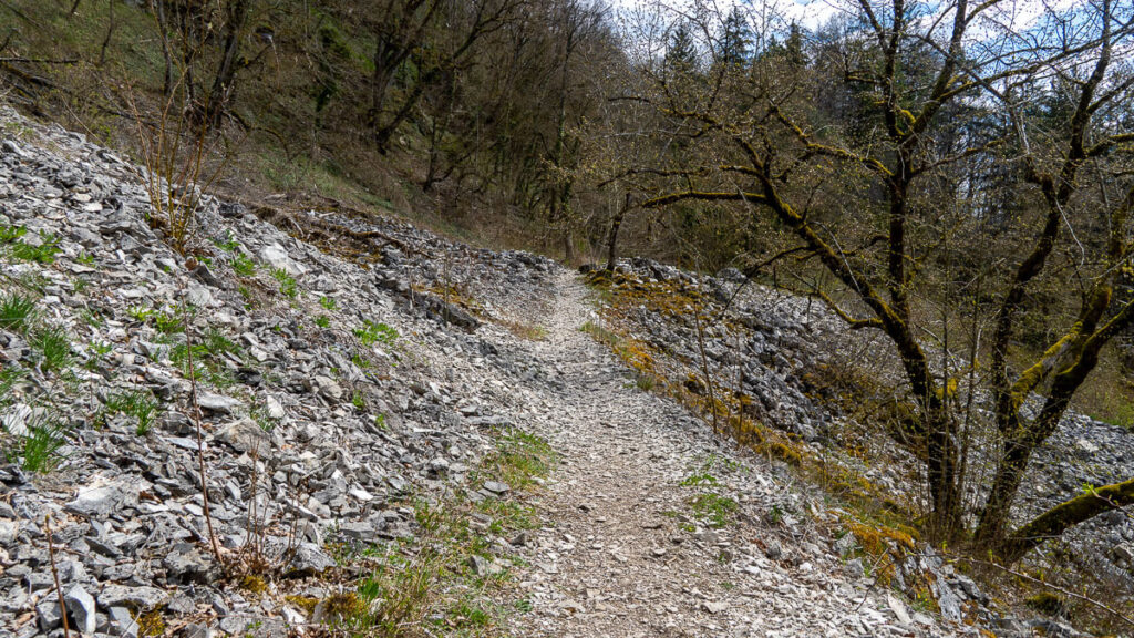 Steinernes Gassl auf dem Weg zur Houbirg