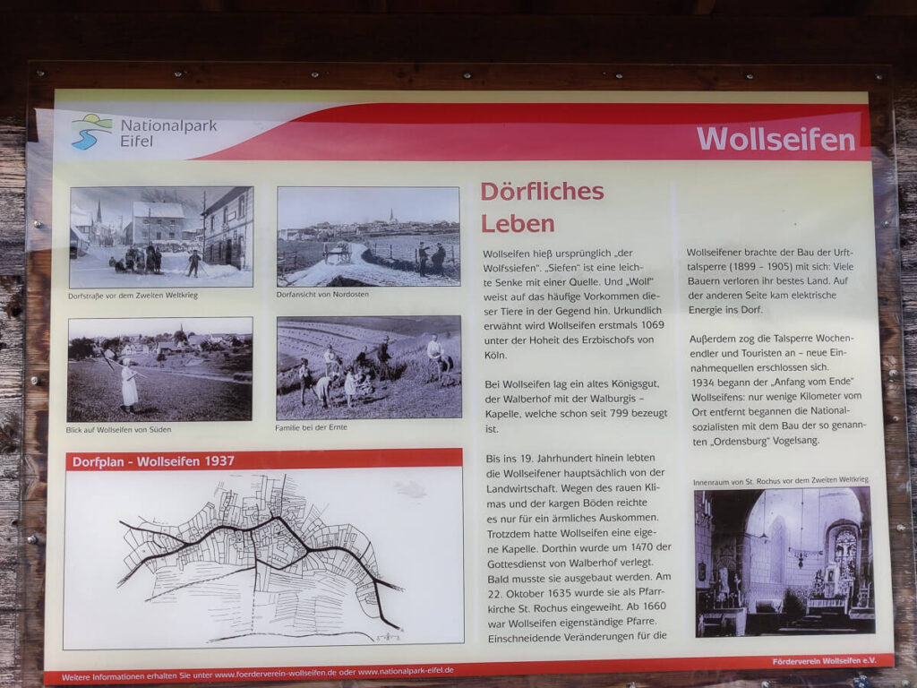 Infotafel Wollseifen