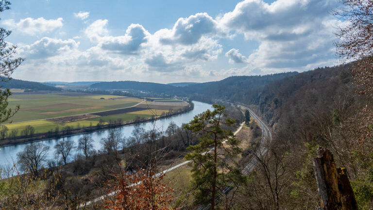 Blick auf die Donau in der Oberpfalz
