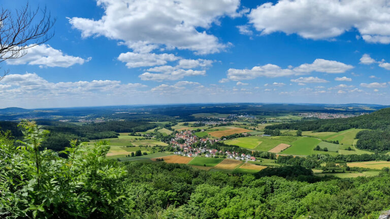 Nürnberger Land Blick vom Glatzenstein