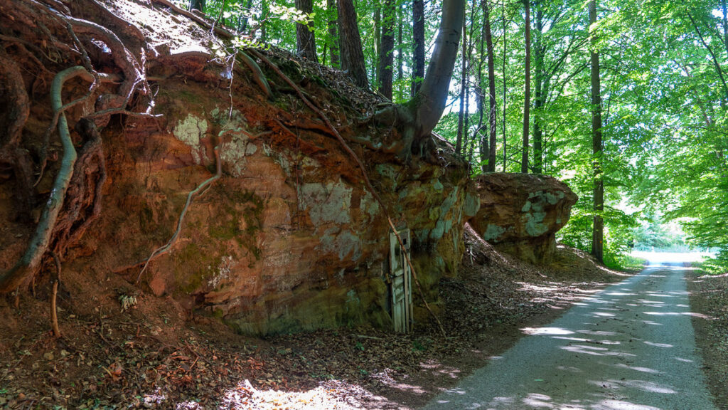 Sandsteinfelsen am Frankenalb Panoramaweg