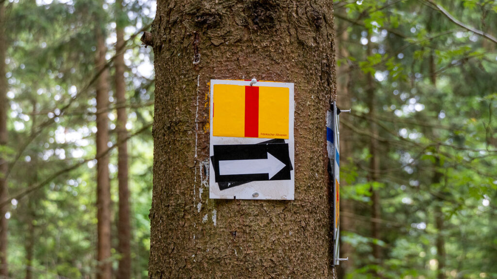 Wegzeichen Frankenalb Panoramaweg