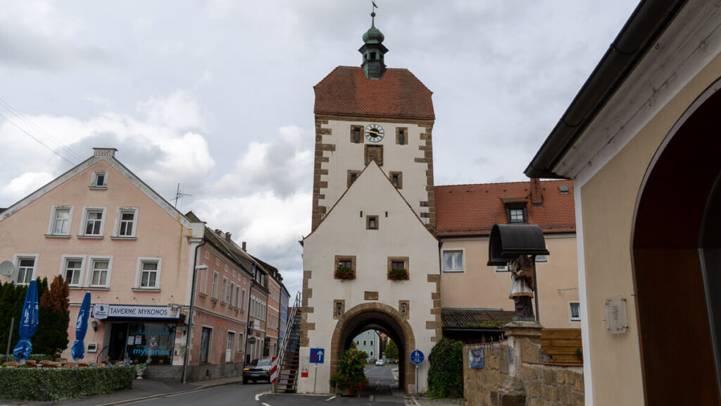 Ansicht des Stadttors in Vilseck