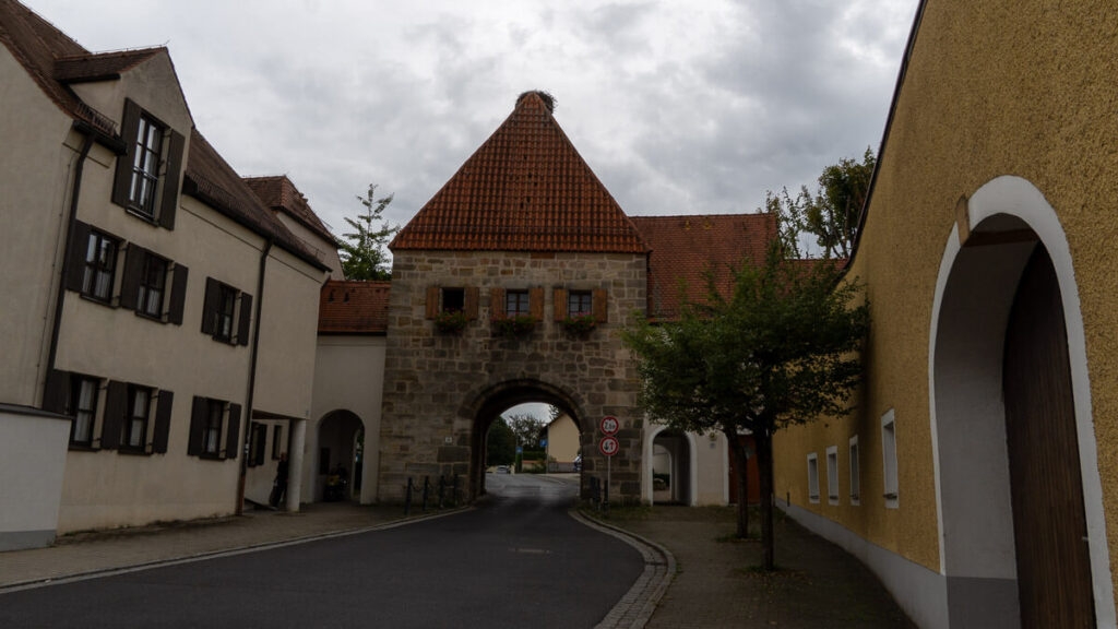 Stadttor von Hahnbach am Vilstalwanderweg