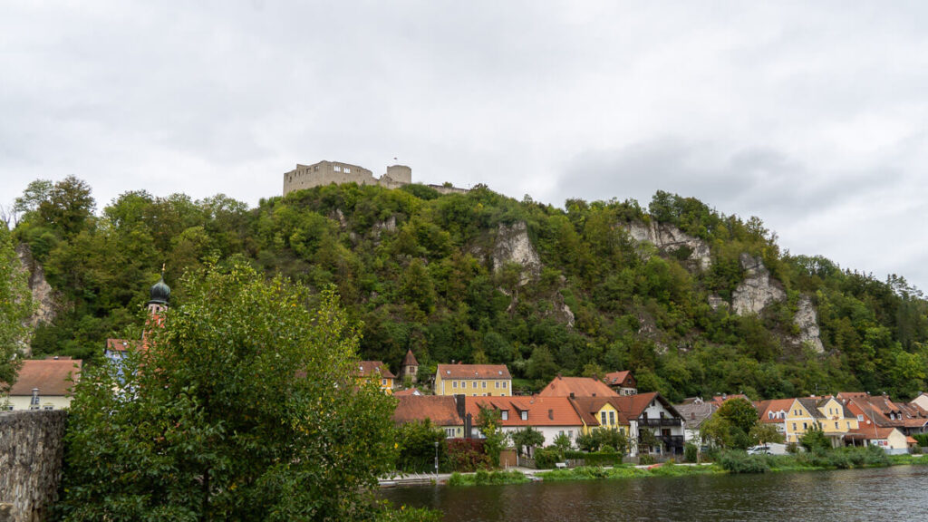 Stadtansicht Kallmünz. Zielort Vilstalwanderweg