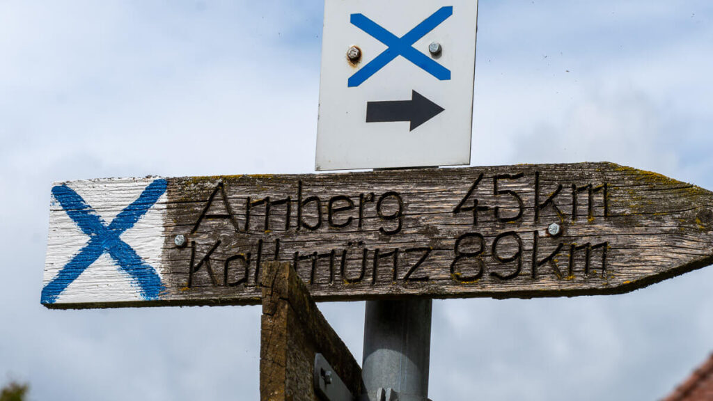 Wegzeichen Vilstalwanderweg