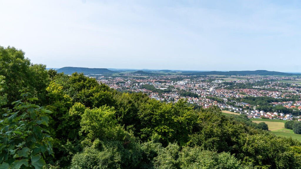 Blick über Neumarkt vom Wolfstein