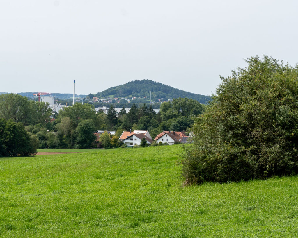Blick auf den Staufer Berg - einer der Zeugenberge