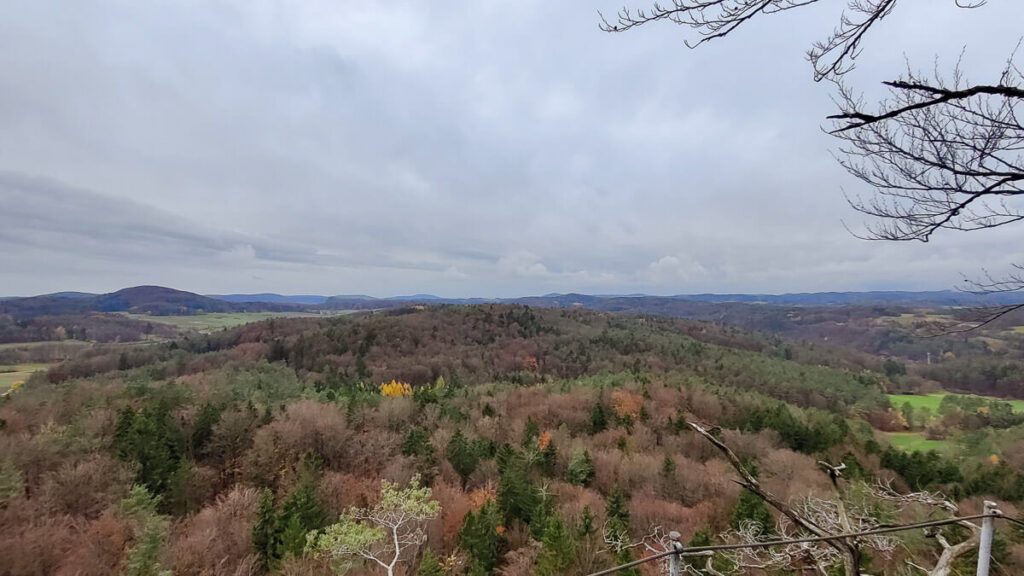 Ausblick auf das Amberg-Sulzbacher Land im Herbst