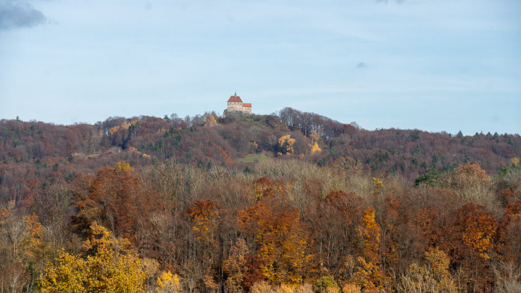 Burg Hohenstein am Horizont, Wahrzeichen vom Nürnberger Land