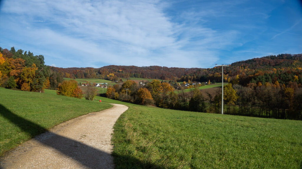 Blick Richtung Leuzenberg im Nürnberger Land