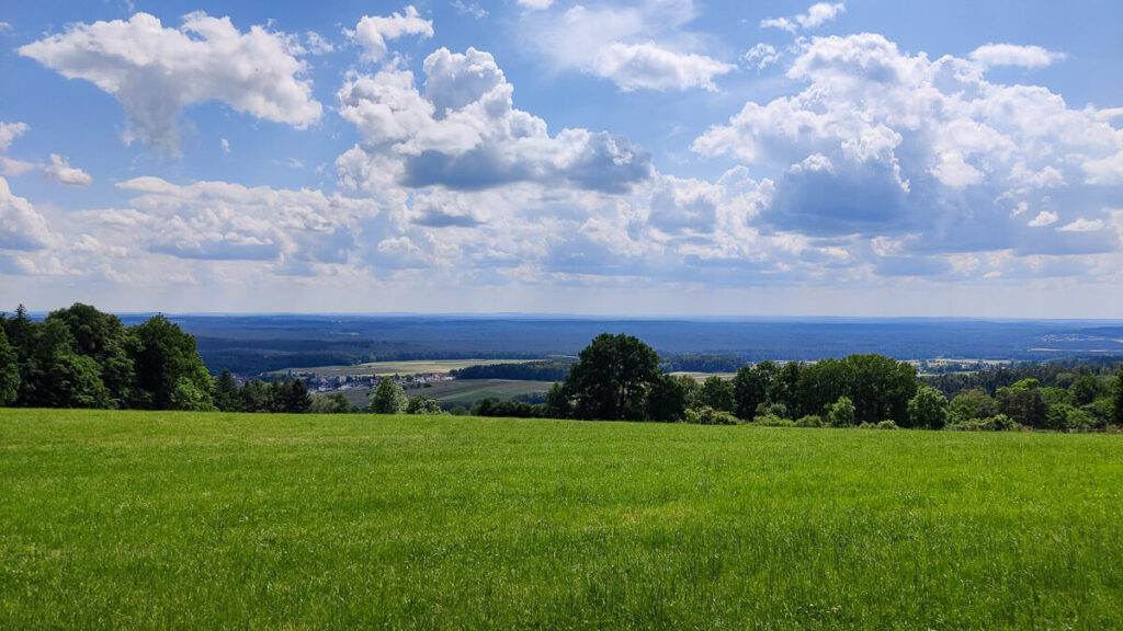 Ausblick in die Weiten des Nürnberger Landes